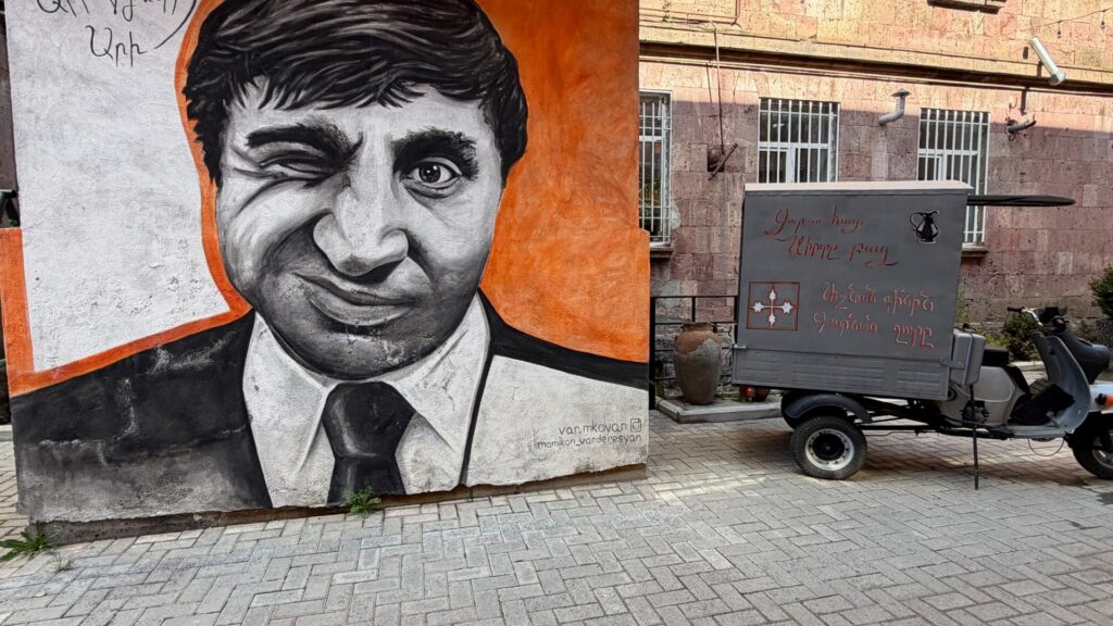 Mher Mkrtchyan’s Portrait in Gyumri